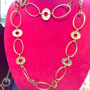 New Bali Bliss long chain link Necklace Gold
